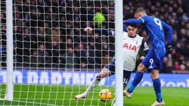 The veteran striker scored and did not miss the opportunity to mock Spurs.