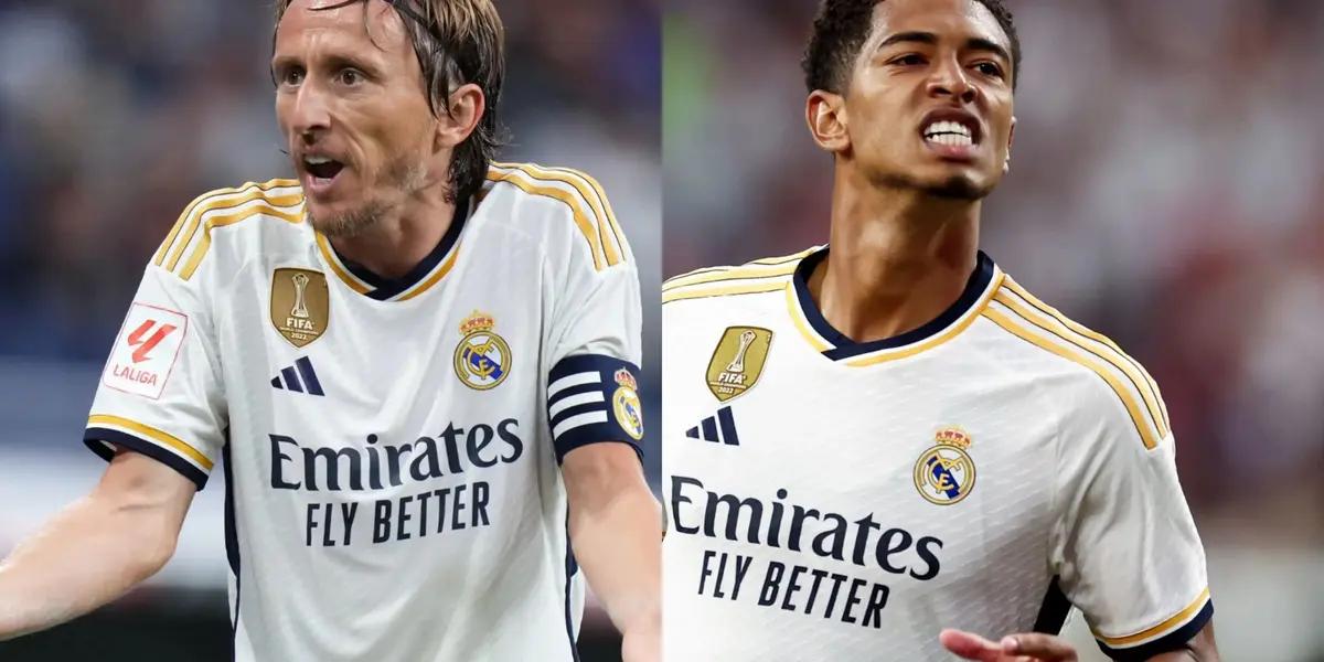 The viral foul that Luka Modric committed against Bellingham in Madrid training