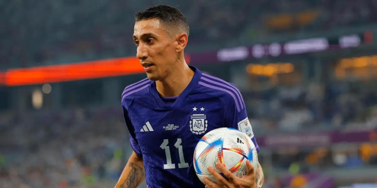 The winger has recovered from his annoyance and has his sights set on winning the title with the Albiceleste