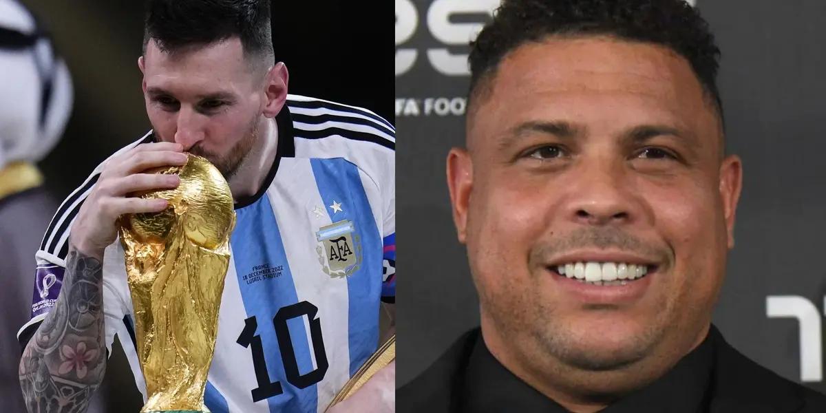 The world champion broke a record set by the former Brazilian striker