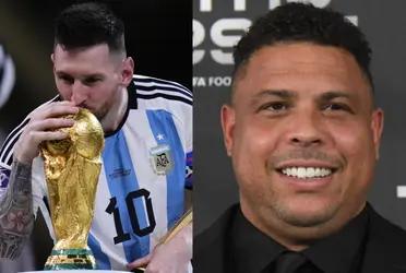 The world champion broke a record set by the former Brazilian striker