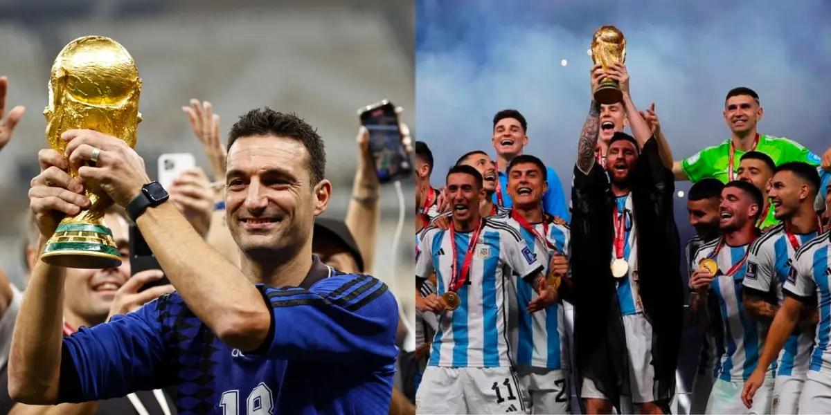 The world champion suffered a significant drop in his coaching staff before signing his renewal with AFA