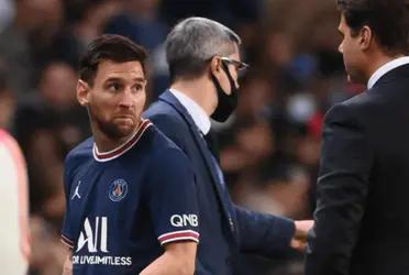 This Argentine referred to his departure from the Parisian team after failing in the Champions League