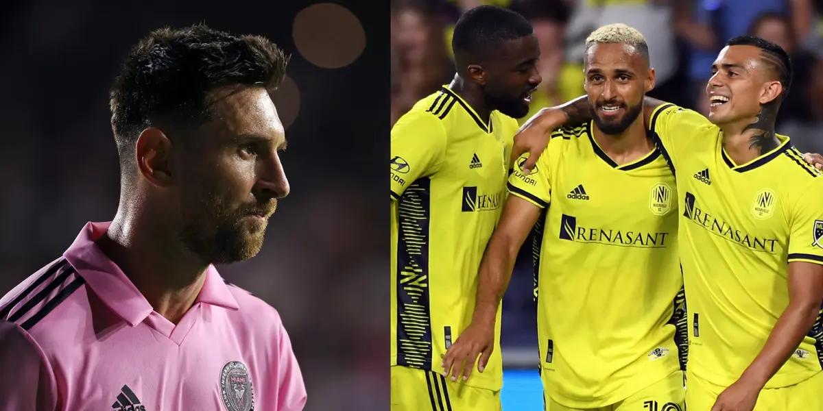 This is how they received Lionel Messi at the Nashville stadium