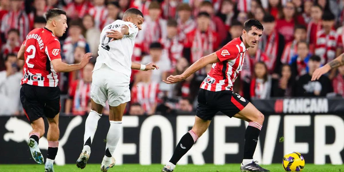 This player raised his hand and accepted that it was his fault for the fall at the San Mamés stadium on Wednesday.