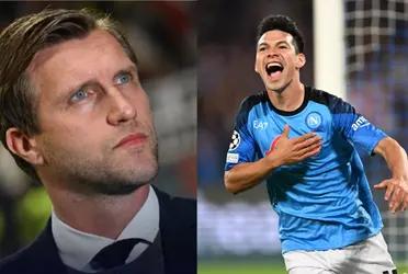 This was the reaction of Frankurt's directors to the fact that they will face Lozano in the Champions League.