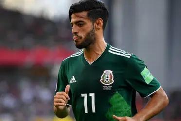 Vela hasn’t played for El Tri since 2018.
