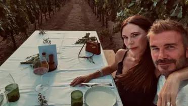 Victoria and David Beckham. Photo: David Beckham networks.