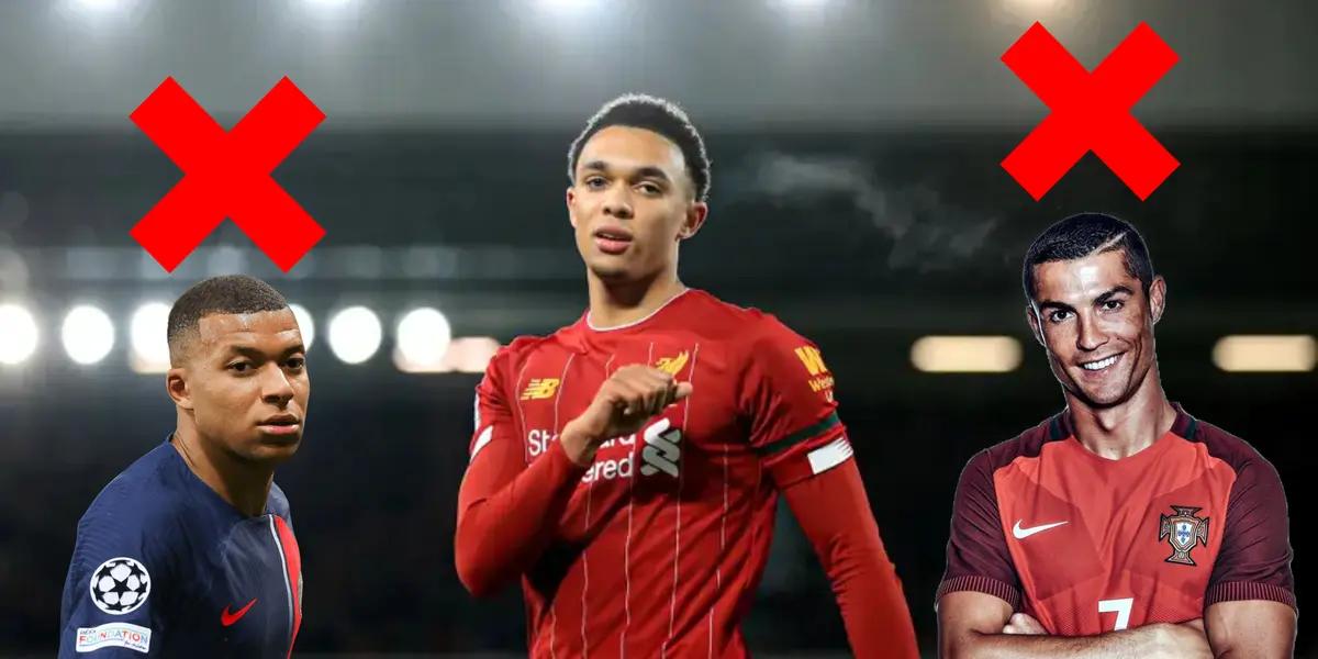 (VIDEO) Alexander Arnold chooses the best player in the world, it's not Mbappé