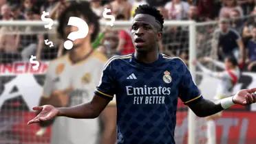 Vinicius confused and a mysterious player