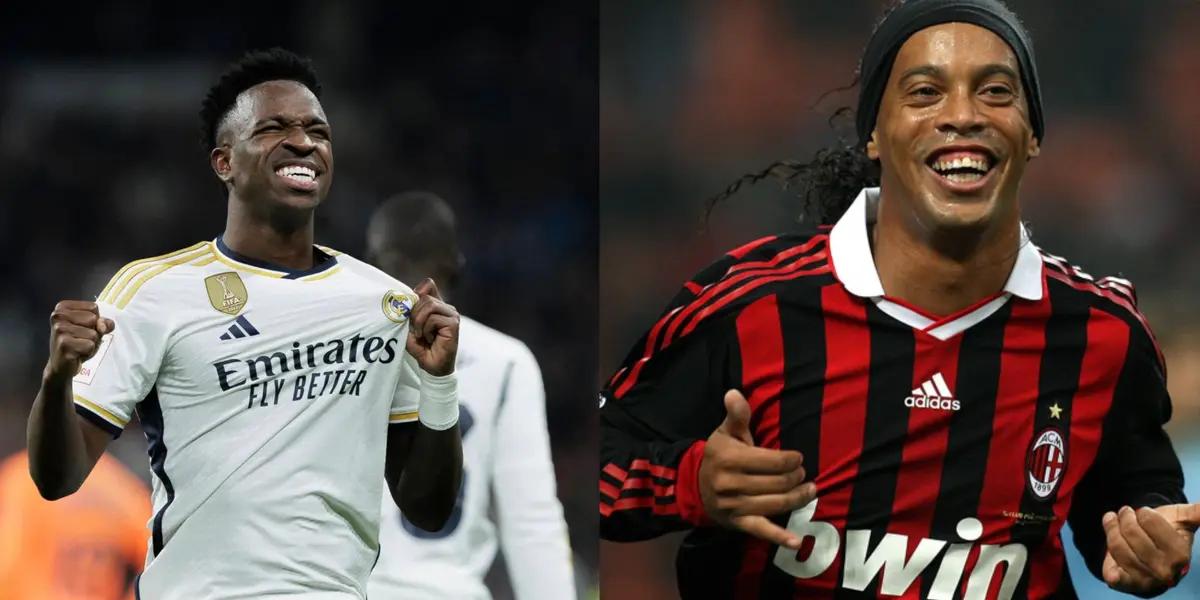 Vinicius is showing brilliance on the pitch with Real Madrid and hasn't shown problems Ronaldinho caused before.