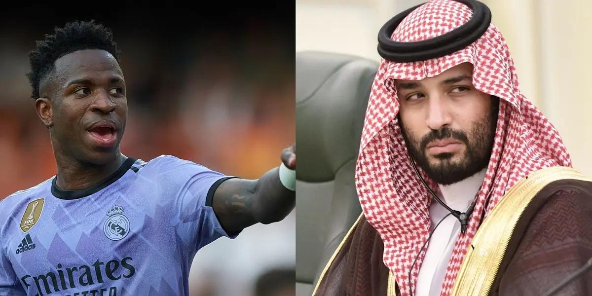 Vinicius Jr earns 20 million at Real Madrid and this salary could be earned in Saudi Arabia