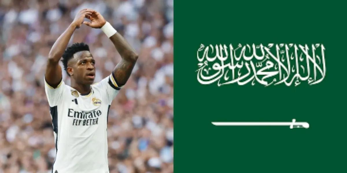 Vinicius Jr is in the sights of the Saudi league despite his recent renewal with Real Madrid.