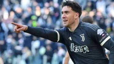 Vlahovic opened the scoring in Turin. Photo: Juventus