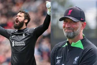 What Alisson Becker does that surprises everyone in Liverpool