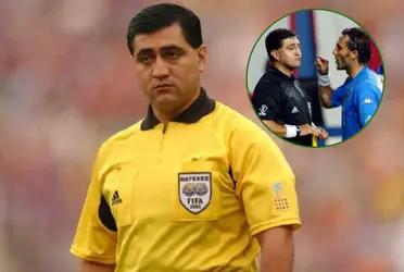 What happened to the referee who whistled in the 2002 World Cup in favor of Korea?