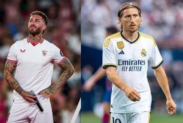 What the Croatian Luka Modric says after seeing the presentation of Sergio Ramos