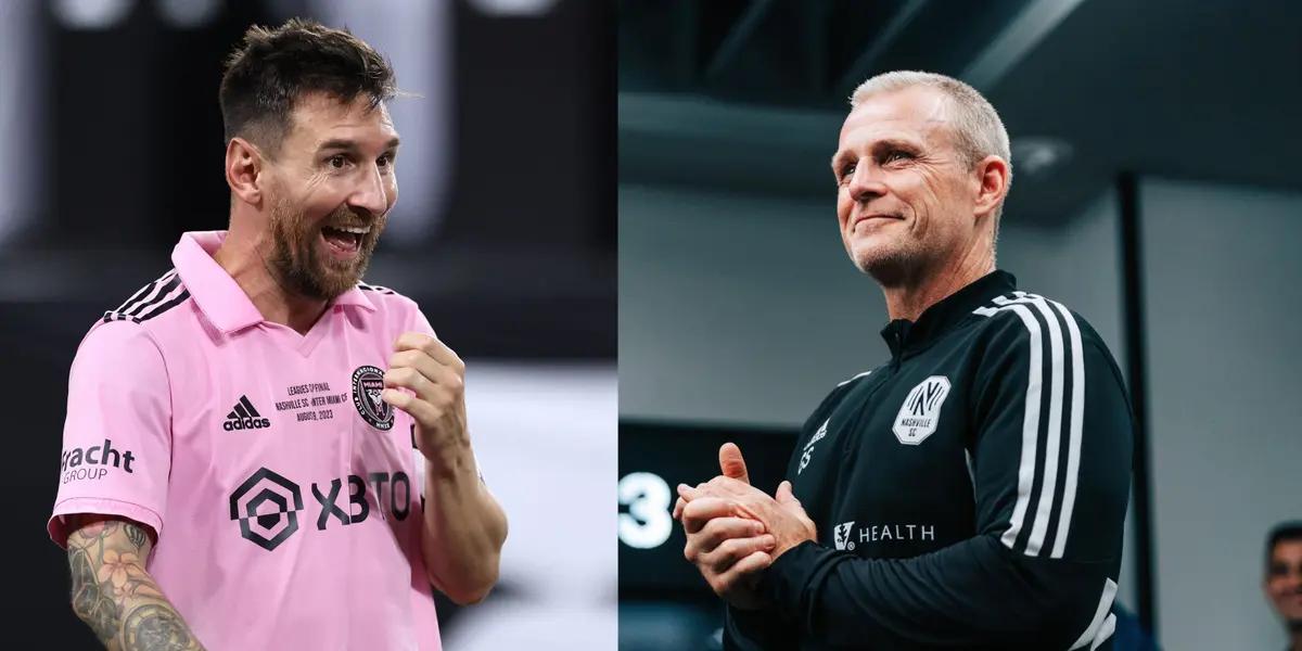 What the Nashville coach said about Lionel Messi