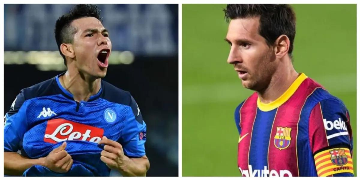 When Lozano scored the goal in Mexico's historic 1-0 victory over Germany in the 2018 Russia World Cup, Barcelona became interested in the young striker to share the team with Lionel Messi.