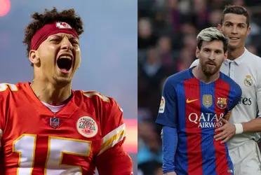 Where's more money involved, in the Super Bowl or in the Cristiano vs Messi match?