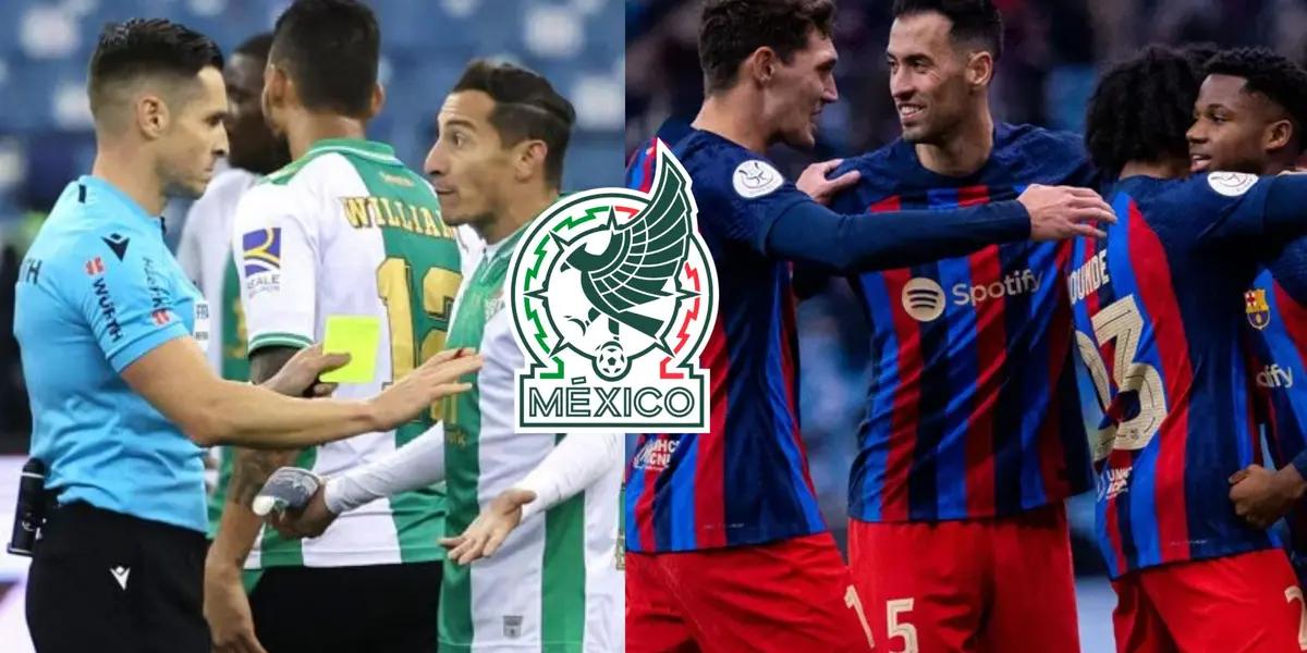 While Andres Guardado was sent off in the game against Barcelona, the Mexican player who signed an official contract with the club
