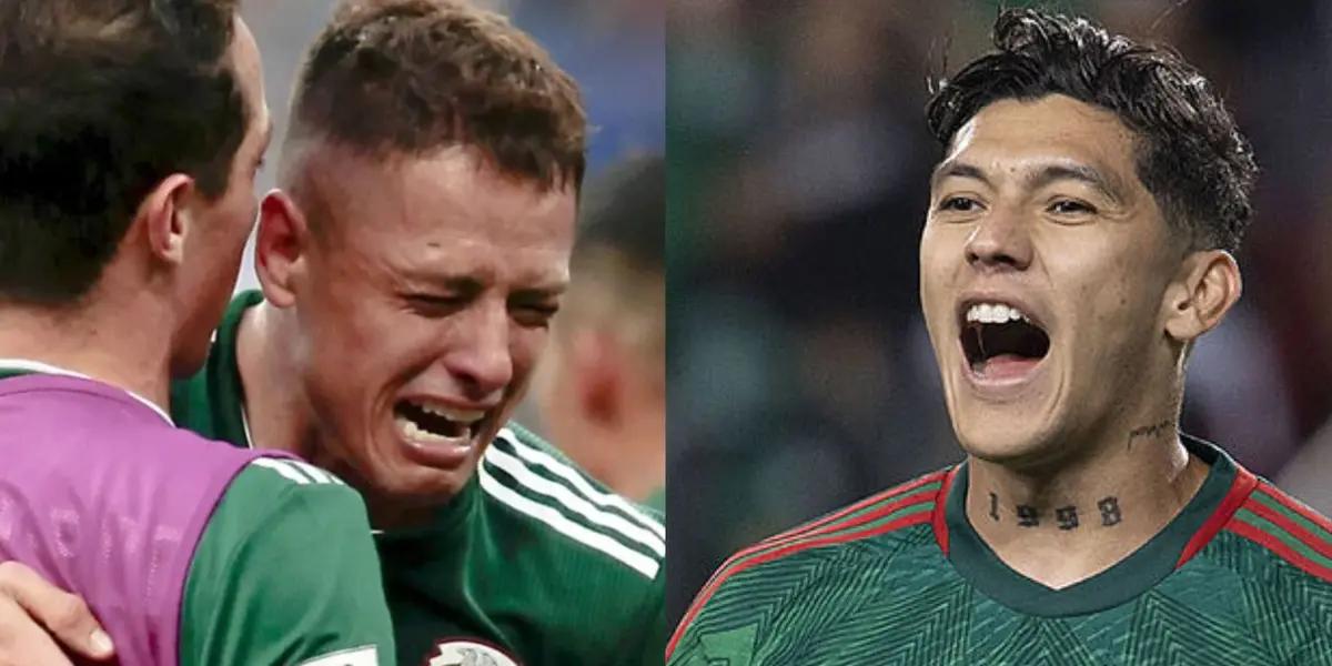While Chicharito cries for a gamer, the one who does cries because he was left out of the Tri, even though he had merits