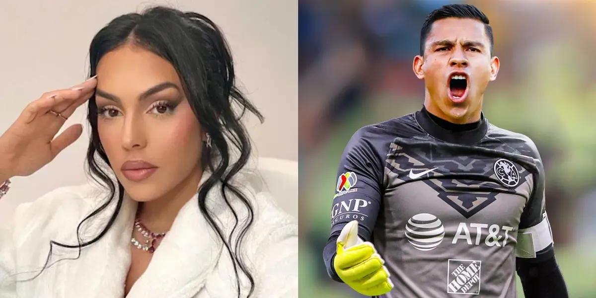 While Georgina earns a lot of money, this is earned by the club América goalkeeper