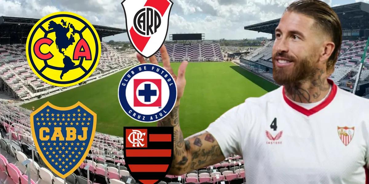 Will Sergio Ramos arrive in America next season? Photo taken from: Inter Miami/El Confidencial/Wikipedia