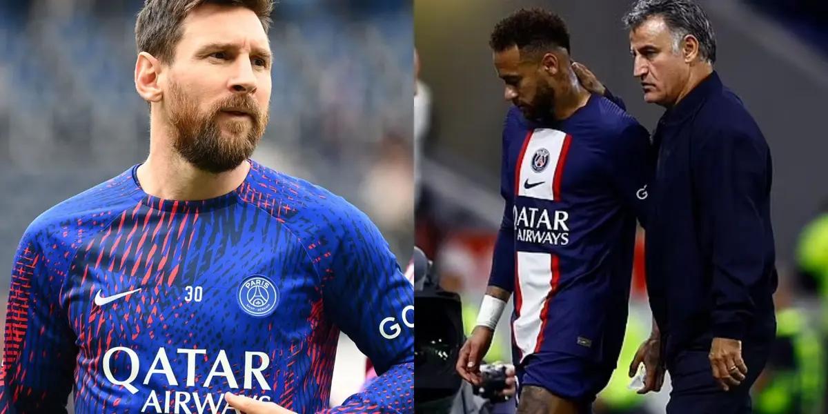 Without Messi, PSG suffered and Neymar was sent off, here's the coach's reaction