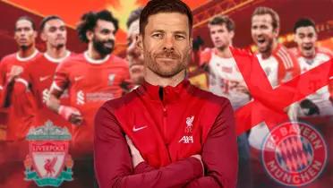 Xabi Alonso in Liverpool colors