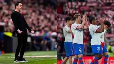 Xavi and FC Barcelona are out of the Copa del Rey after losing 4-2 to Bilbao.