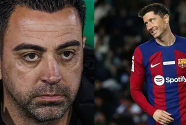 Xavi is not happy.