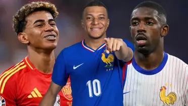 Yamal and Dembele. PHOTO: GOAL