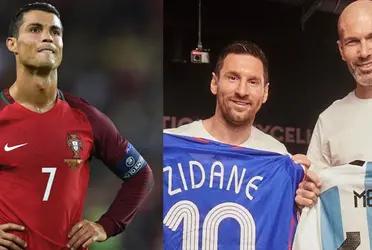 Zidane interviewed Messi and had a lot of compliments for him, which he never said to Ronaldo…