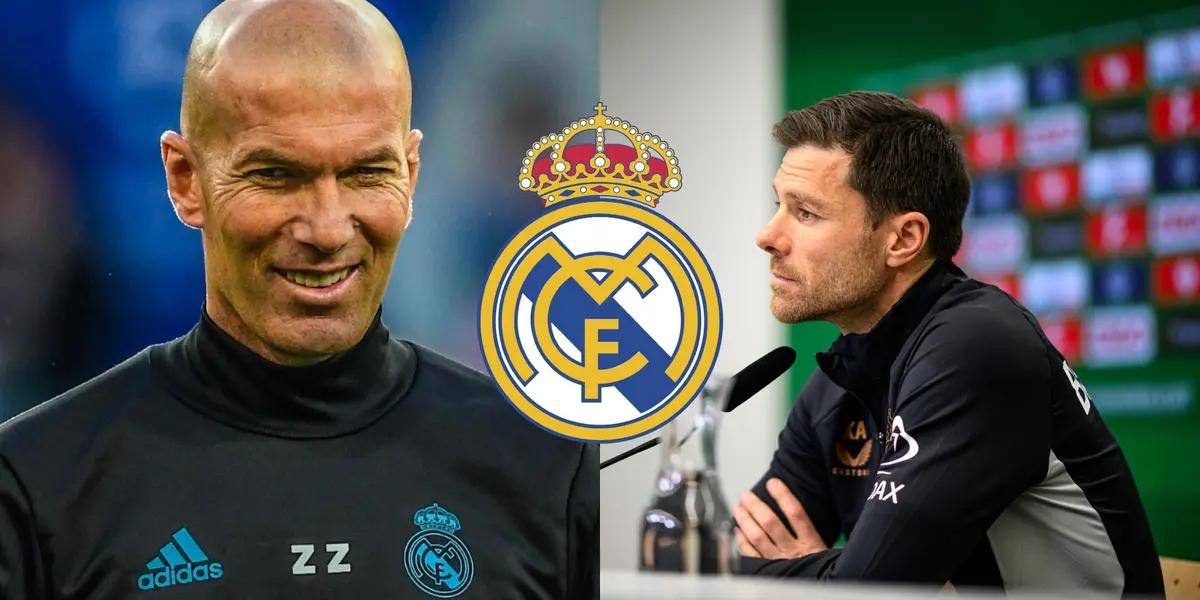 Zinedine Zidane and Xabi Alonso