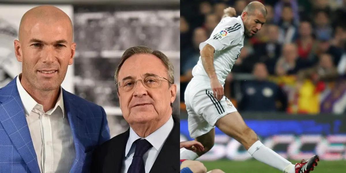 Zinedine Zidane explained why he chose number 5 in Real Madrid.