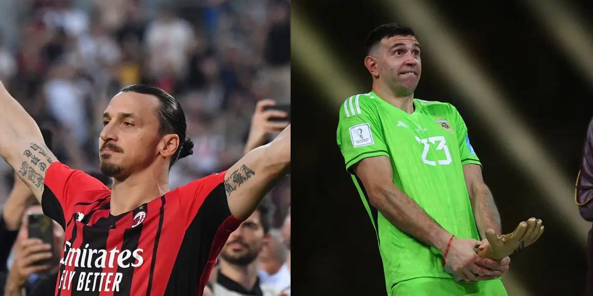 Zlatan Ibrahimovic was blunt about his thoughts on Dibu Martinez and the Argentine national team's mockery