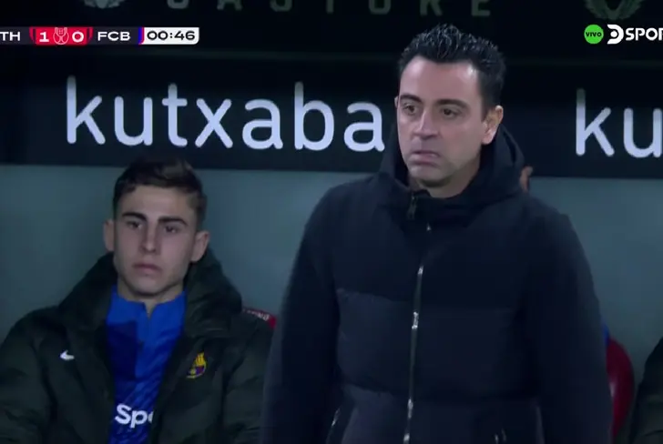 Xavi Hernandez could not believe it