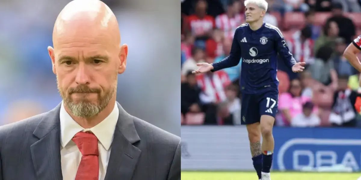 Alejandro Garnacho and Erik ten Hag (Sky News)