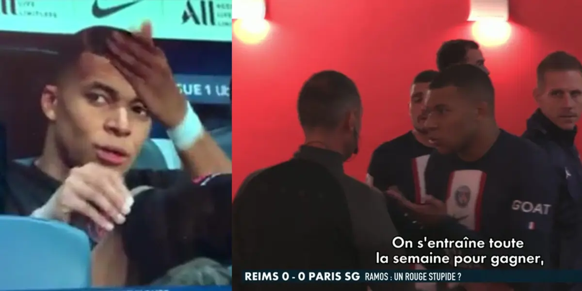 As Messi did not, the decision that Mbappe made when he saw how the referee took away the victory from them