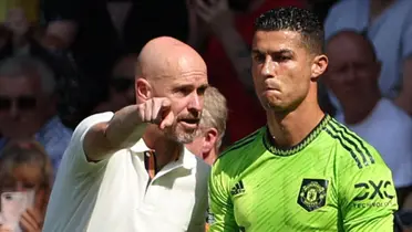 Cristiano Ronaldo and Erik Ten Hag (Sports)