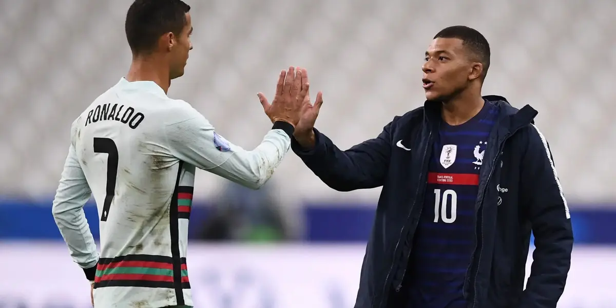 Cristiano Ronaldo and Mbappé