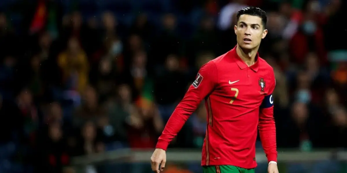 Cristiano Ronaldo suffered a heavy blow in the match against the Czech Republic