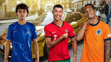 Cristiano Ronaldo, Van Dijk, Joao Félix. PHOTO: Marca