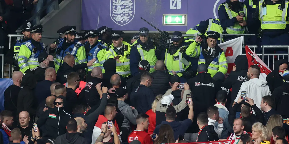 For the UEFA Qualifiers, the pre-game between England and Hungary at Wembley was marked by a fight between visiting fans and the police.