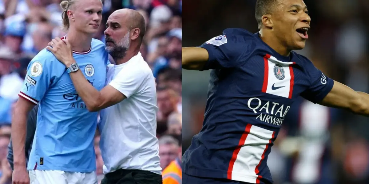 Haaland was unable to start the game with Manchester City, here's what Mbappe did that worried the Norwegian