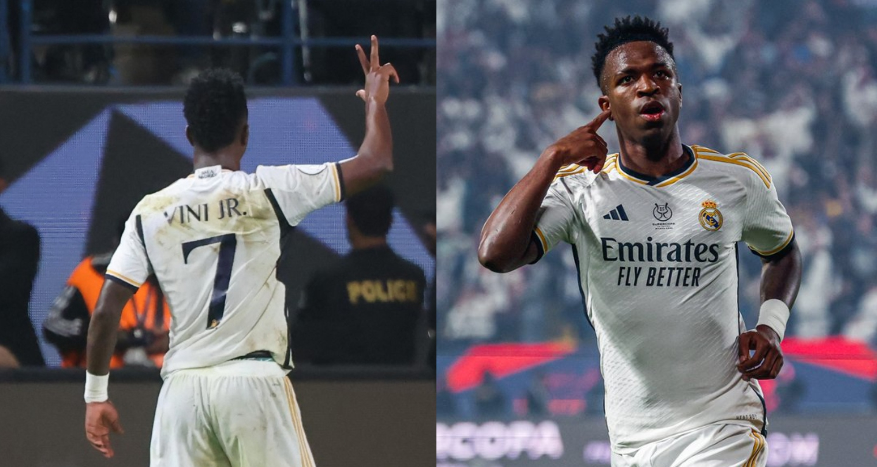 Hat trick hero Vinícius leads Real Madrid to Super Cup title after  Barcelona rout - World - Sports - Ahram Online