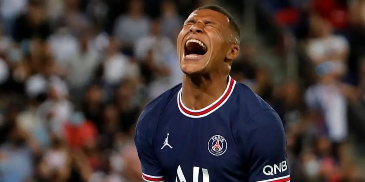 Kylian Mbappe´s message, which French fans did not like.