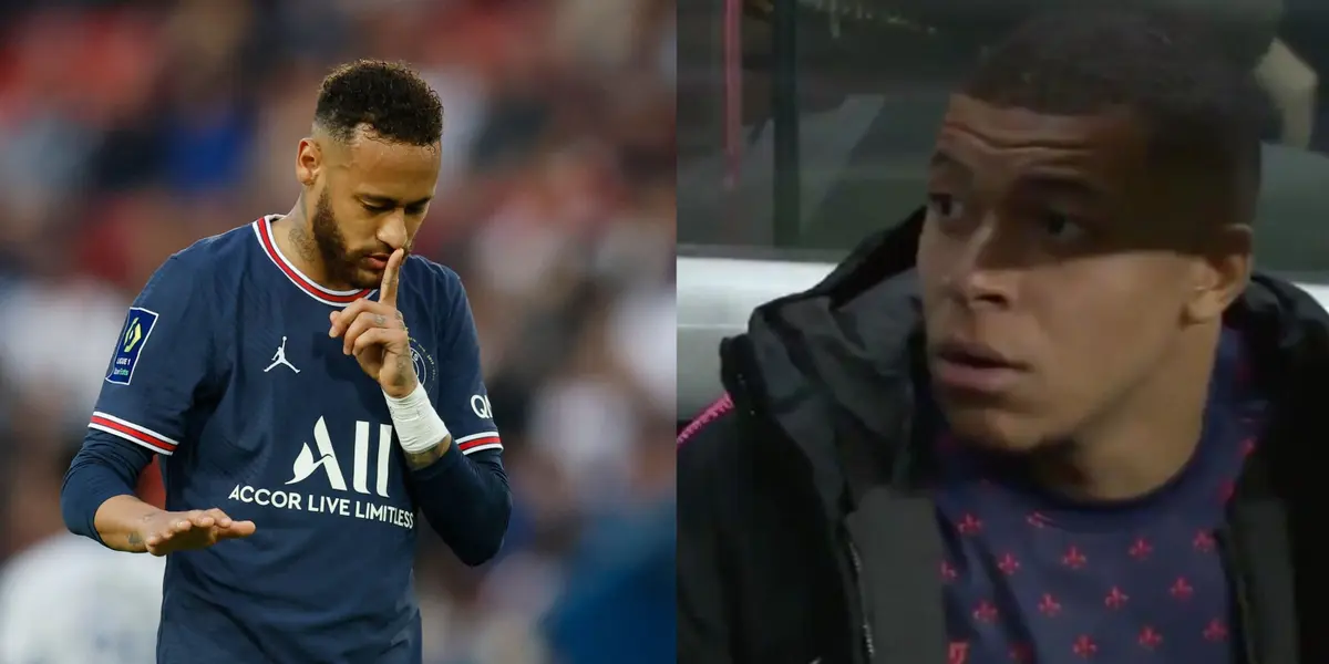 Kylian Mbappe's reaction after Ney's goal surprised PSG fans.