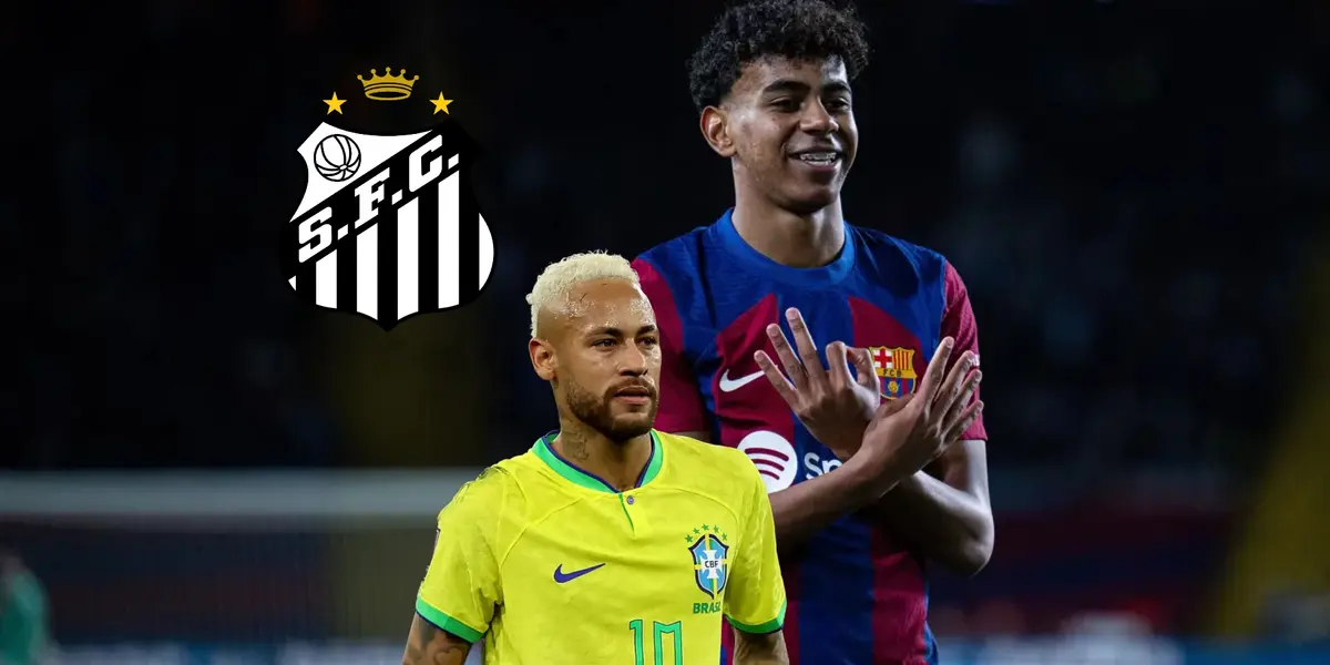 Neymar is Yamal's idol and now is appreciated by Ney's former club, the kind gesture Santos FC offers for Lamine